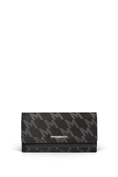 Mavi Crni M logo Štampano Novčanik - 1912196-900