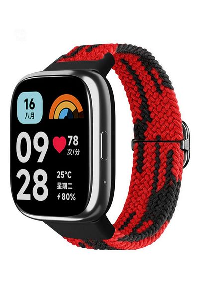 İncisoft ساعة Xiaomi Redmi Watch 3 Active متوافقة مع حزام شبكي ناعم مع إبزيم معدني قابل للتعديل