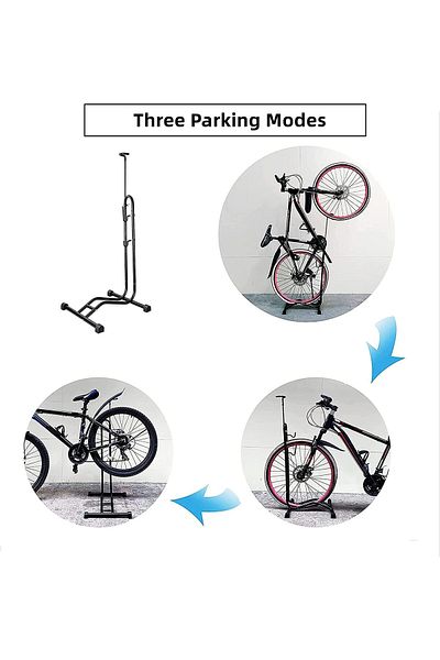 COOYA Bicycle Stand, Premium Quality Vertical & Horizontal Adjustable, for Indoor Outdoor Garage Storage