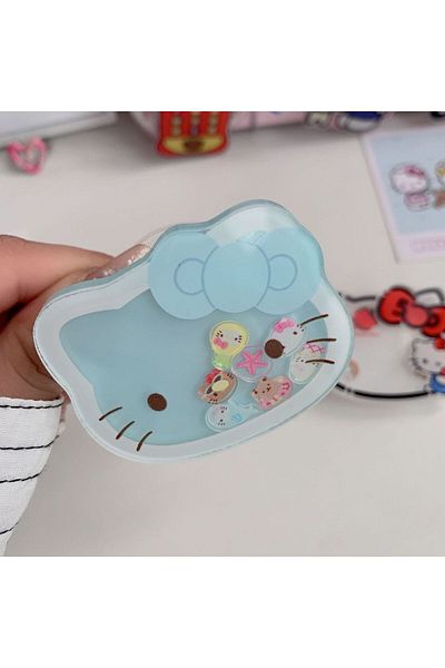 Choice A Sanrio Hello Kitty Mobile Phone Bracket Cute Telescopic Folding Paste Finger Buckle Iphone Access.