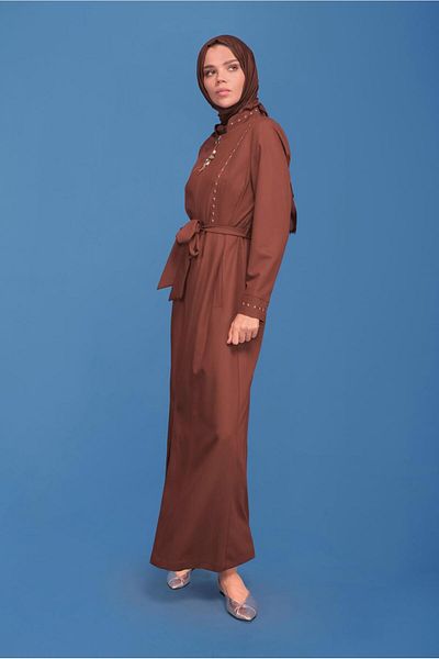 Alvina 10219 Μοντέλο Κεντημένο και Χάντρες Παρδέ
