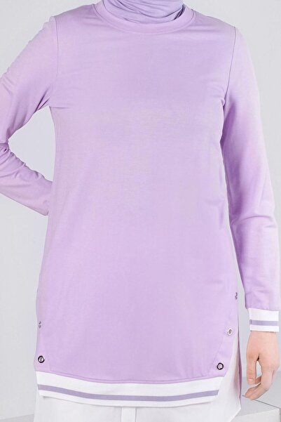 Alvina EYE DETAILED CUFFS RUBBER TUNIC 43618