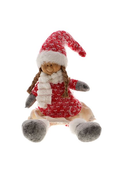 GiftExpress Decorative Girl with Knitted Clothes