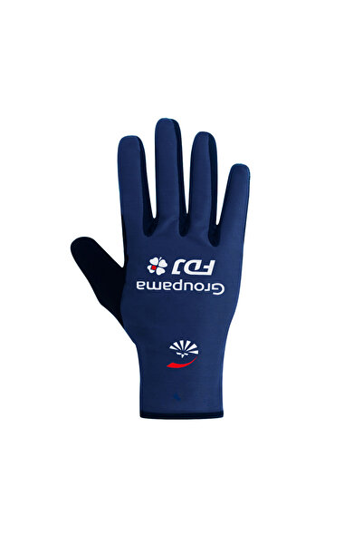 Choice قفازات رياضية لركوب الدراجات مقاس XL أزرق ذهبي إماراتي كامل الأصابع لل...