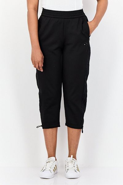 adidas Women Sportswear Fit Brand Logo Outdoor Sweatpants, Black