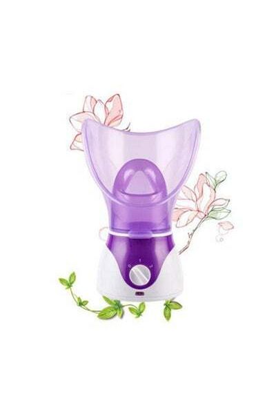 HALAMODO Moisturizing Facial Steamer Purple/White 18.6x26.7x16.6cm