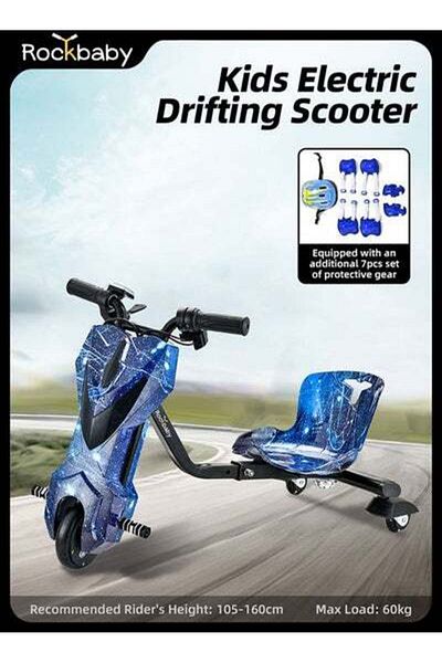 HALAMODO Mini 36V High-Power 360°Children/Adult Electric Drifting Scooter-Adjustable With Bluetooth And Prot