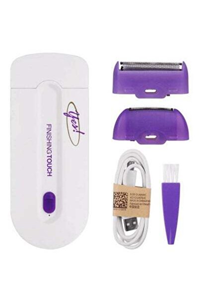 HALAMODO جهاز إزالة الشعر بالليزر أبيض/أرجواني