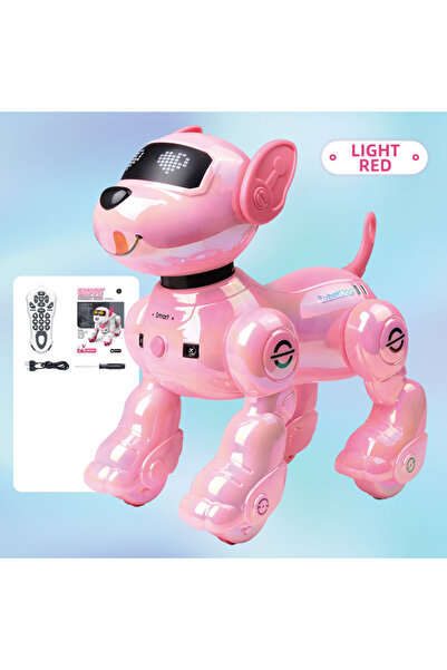choice2 ضوء أحمر 1 روبوت ذكي للتحكم عن بعد كلب حيلة إلكتروني أوامر صوتية قابل...