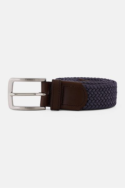 Dockers Men Braided Belt, Light Purple