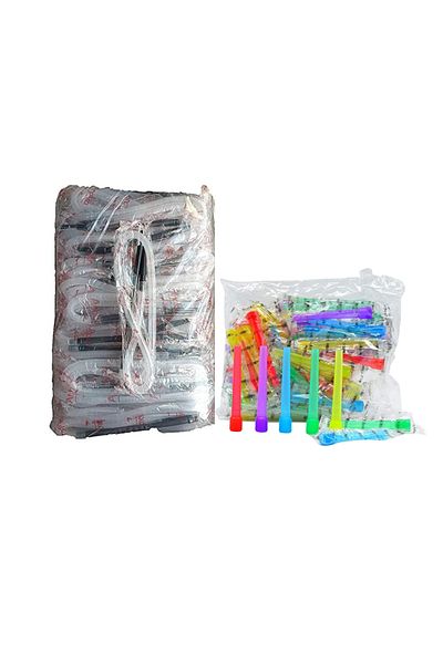X TURBO مجموعة X torbo 10 خراطيم Sshihsa و50 طرف فم للاستخدام مرة واحدة