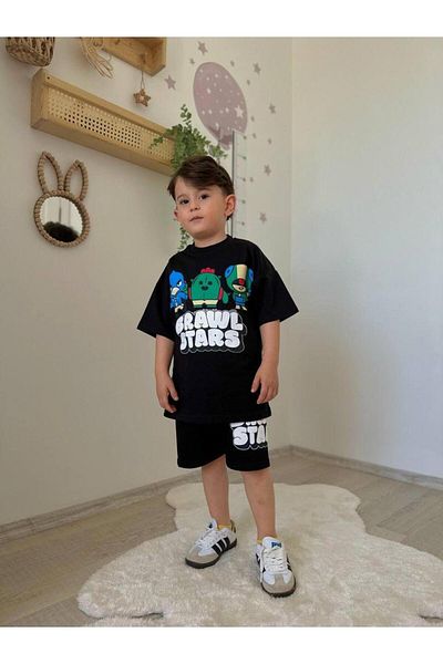 KOKOŞ BEBEK Brawl Stars Men's Suit with Shorts