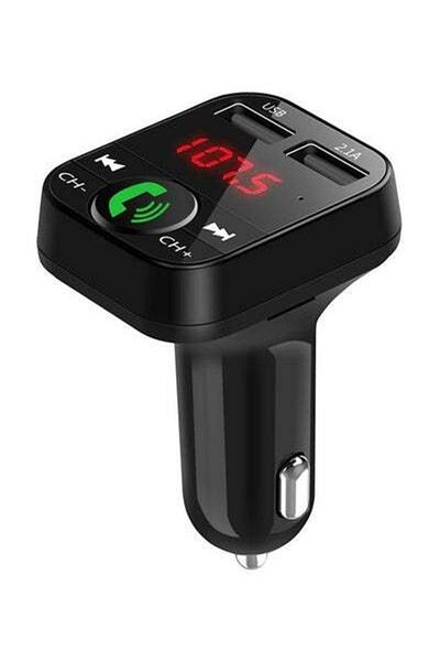 HALAMODO Car Audio Modulator Wireless BT Handsfree FM With USB Auto Charge
