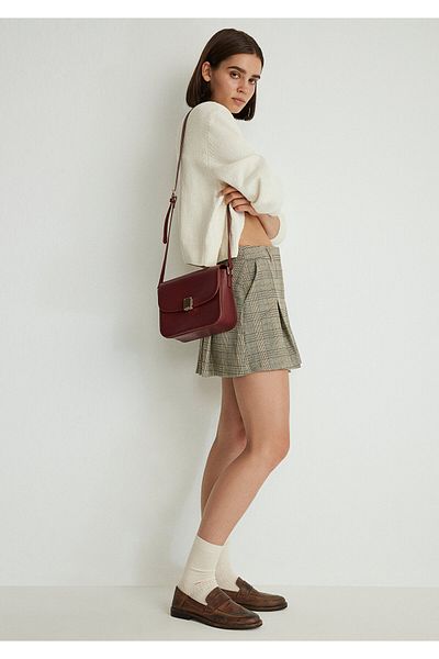 Mavi Burgundy Crossbody Bag 1912865 -70426
