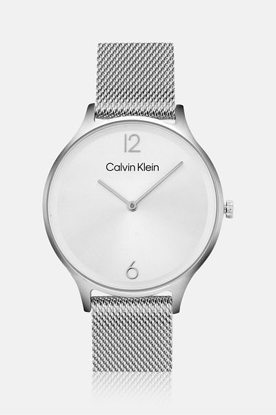 Calvin Klein Women 25200001 Stainless Steel Watch 40mm, Silver