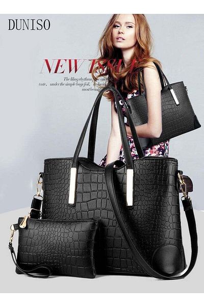 Generic DUNISO 2PCS Women's Elegant Purses and Handbags Set