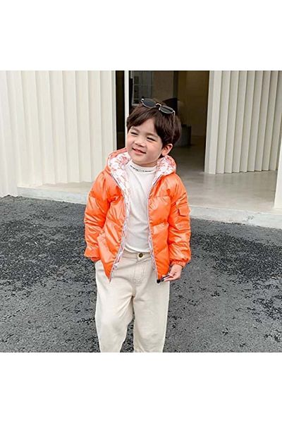 Balipig children's jacket, polyester, orange, 3-4 years