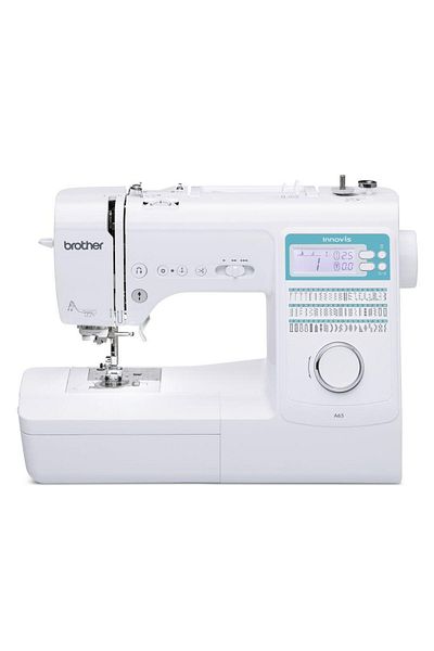 Brother Brother Innov-is A65 Sewing Machine, 60 Stitch Patterns, 6 Buttonhole Patterns, LCD Screen, (White)