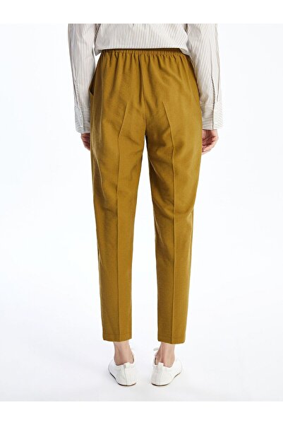 LC Waikiki Women's Elastic Waist Straight Trousers