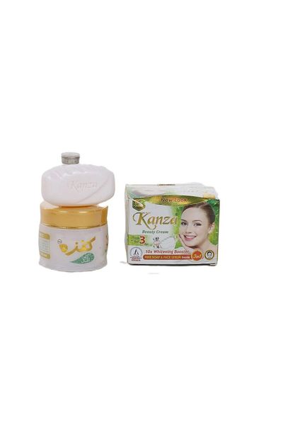 Şık Kalıp Stylish Mold Kanza Whitening Vip Set Whitening Cream Soap and Serum