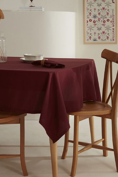 Karaca Home Burgundy Dertziz Table Cloth