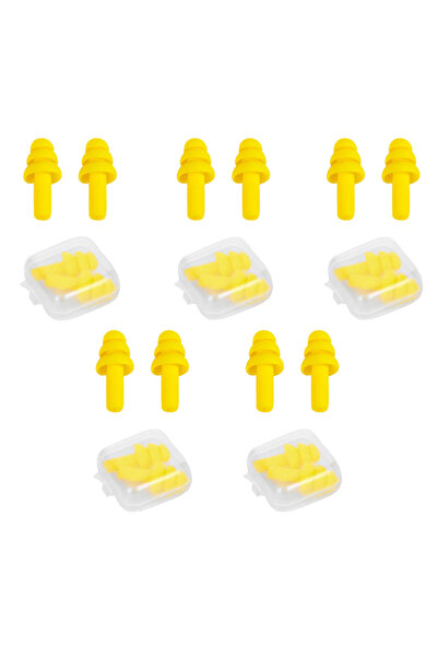 Choice 5 أزواج من سدادات الأذن الناعمة المقاومة للماء والمريحة والملونة من ال...