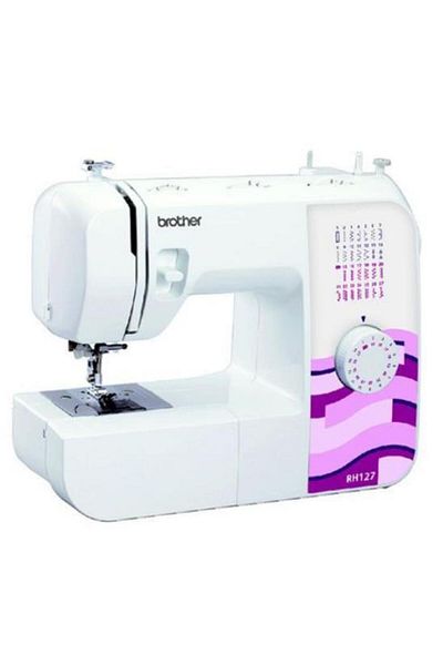 Brother Brother RH127 Electromechanical Sewing Machine, 27 Stitches, 850 Imp/min (White)