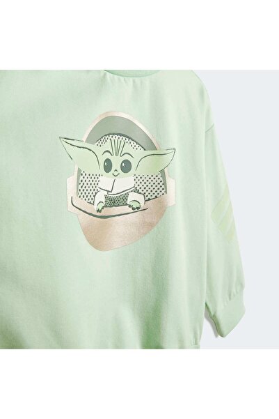 adidas Star Wars Mandalorian Bebek Yeşil Eşofman Takımı (JF3631)