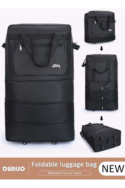 Generic DUNISO Expandable Travel Luggage Bag for Men and Women