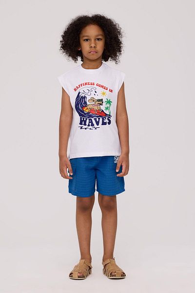 Nebbati BG Store Boy's White Tank Top