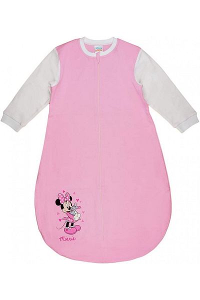 Kleines Kleid sac de dormit bebelus, roz/alb, bumbac, 80, 0-6 luni