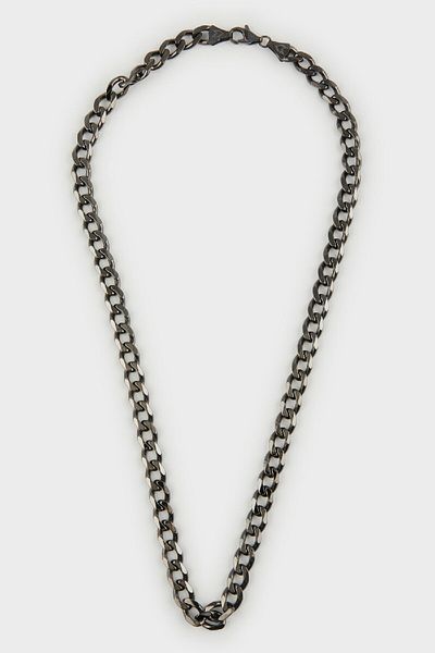 DeFacto Atolyewolf X Defacto Men Thick Chain Necklace E6258Axns
