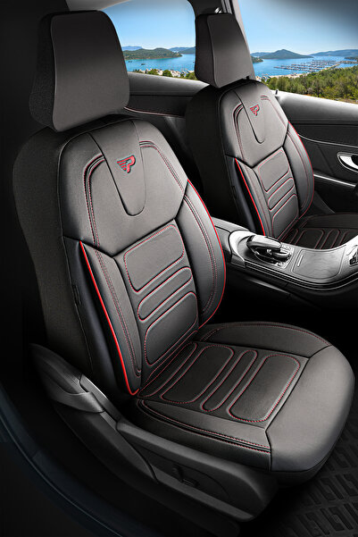 Panda Kılıf PANDA RODOS SERİSİ DERİ ORTOPEDİK OTO KOLTUK KILIFI - TAM SET