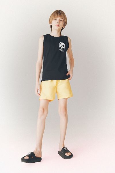 DeFacto Basic-Schwimmshorts für Jungen, einfarbig, B7494A825HS