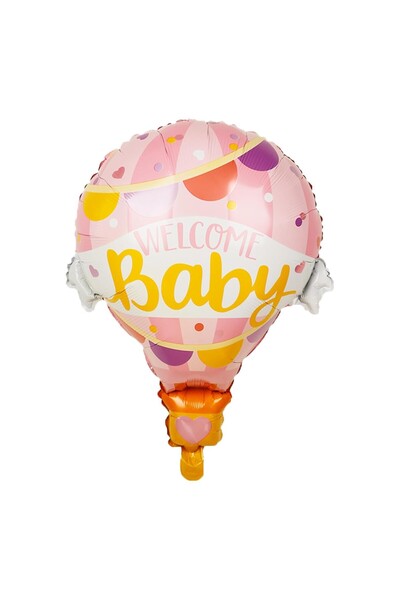 Teo Balon din Folie Metalizata, , Mini Figurine, Model Balon cu Aer Cald Feti...