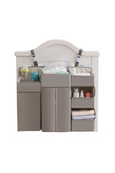 Empria Modular Cot Organizer, 50x58 Cm, Grey
