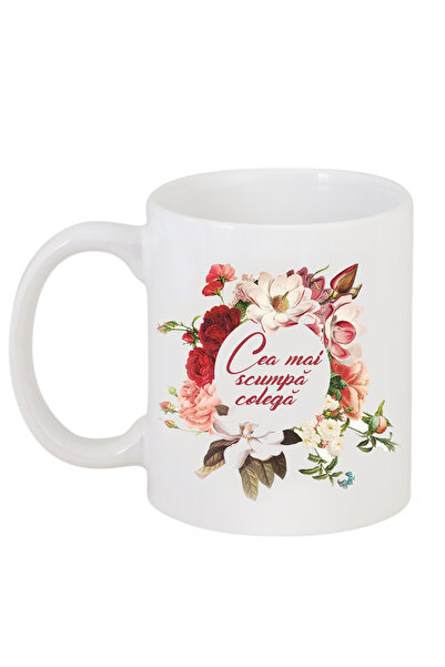 OEM Εξατομικευμένη λευκή κούπα "Ο πιο ακριβός συνάδελφος", INOVATIX®. 330ml