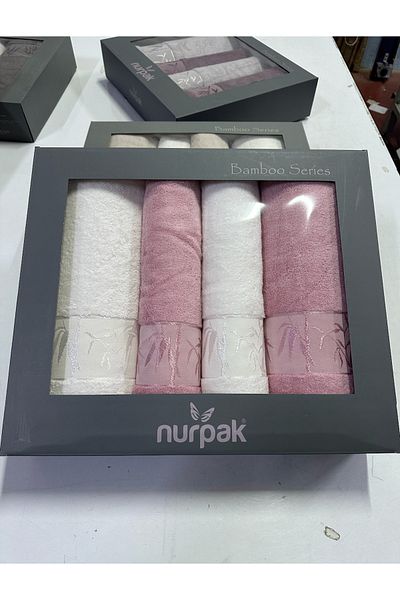Nurpak Σετ πετσετών μπάνιου Bamboo 4 τεμαχίων
