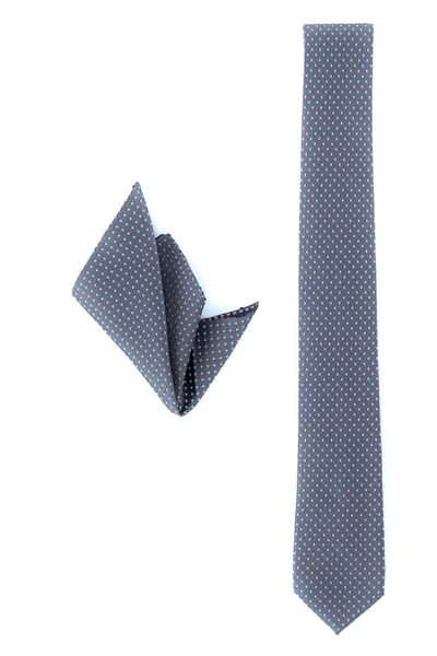 Oppland Men's Tie Classic Handkerchief Stylish Shape Stain Resistant Italian Patterned Thin Narrow Design