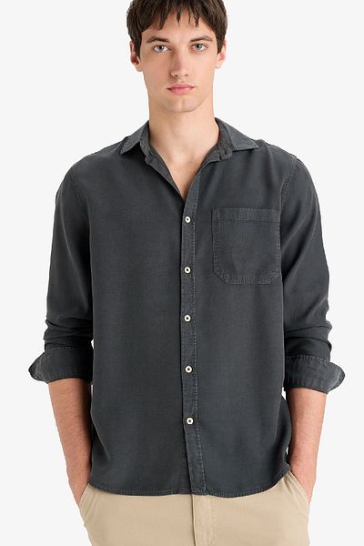 DeFacto Regular Fit Basic μακρυμάνικο πουκάμισο B2907AX25SP