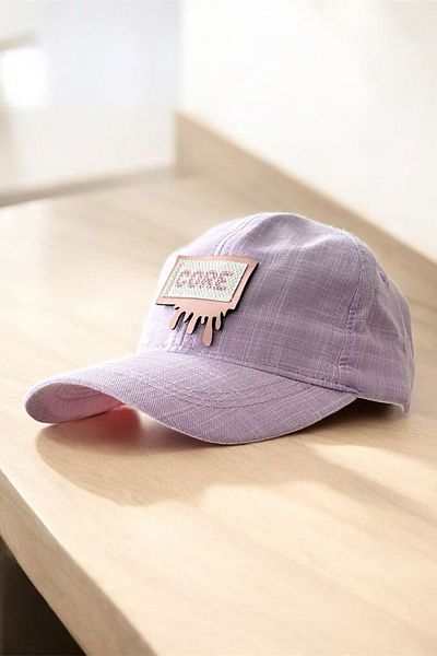 Minigimin Cicileri My Little One's Cicileri (4-8 Years) Girl's Cap Hat with Core Label Detail - Purple