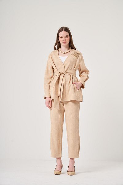OMELYA Oe25Y 939646   Omelya Jacquard Pants