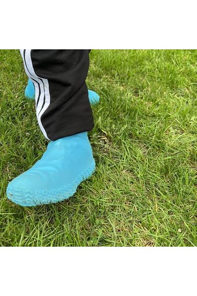 Empria Shoe covers, waterproof silicone, anti-slip, Empria, size S 30 - 34, Blue