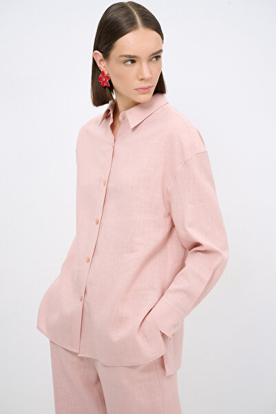 Love My Body Keten Gömlek