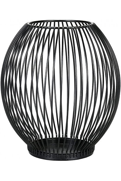 ENCOFT κηροπήγιο, μέταλλο, μαύρο, 24 x 19 x 11 cm