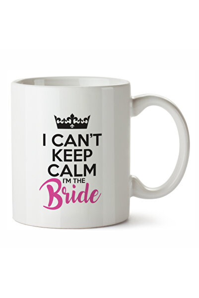 OEM Cana albă personalizată I Can't Keep Calm I'm The Bride, INOVATIX®. 330 ml
