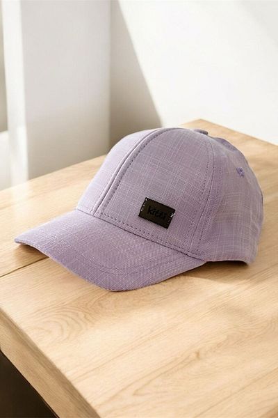 Minigimin Cicileri My Little One's Cicileri (0-18 Months) Baby Girl Cap with Kitty Label Detail - Purple