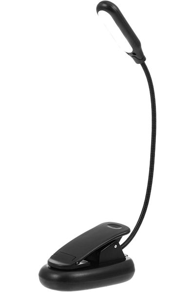 COOYA Portable Reading Lamp,Adjustable Clip,3 Color Changeable,Battery and USB Operated,for Kids,Bookworms