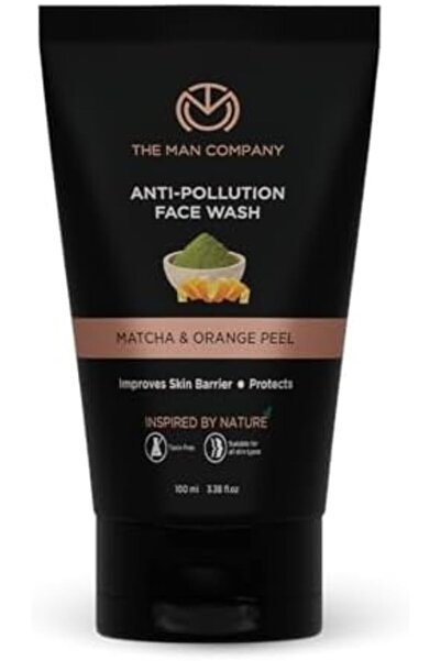 The Man Company Anti-Pollution Face Wash with Matcha & Orange Peel - 100ml