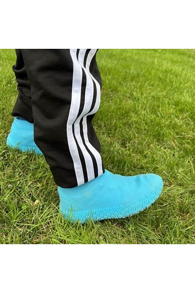 Empria Shoe covers, waterproof silicone, anti-slip, Empria, size S 30 - 34, Blue
